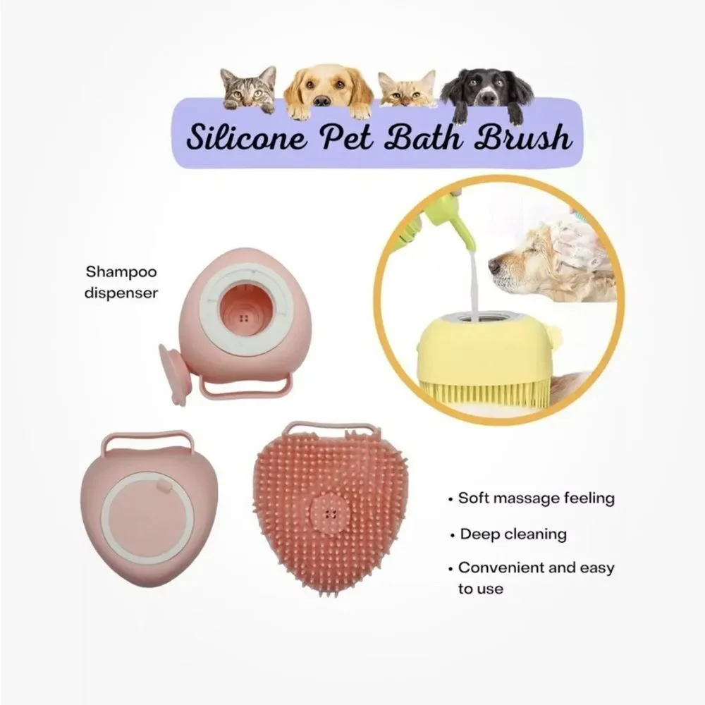 Pet Hair Remover Dog Cat Comb Grooming Massage Deshedding Self Cleaning Brush